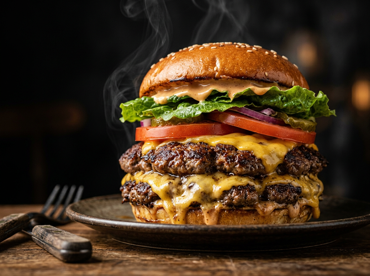 Juicy Signature Smashburger